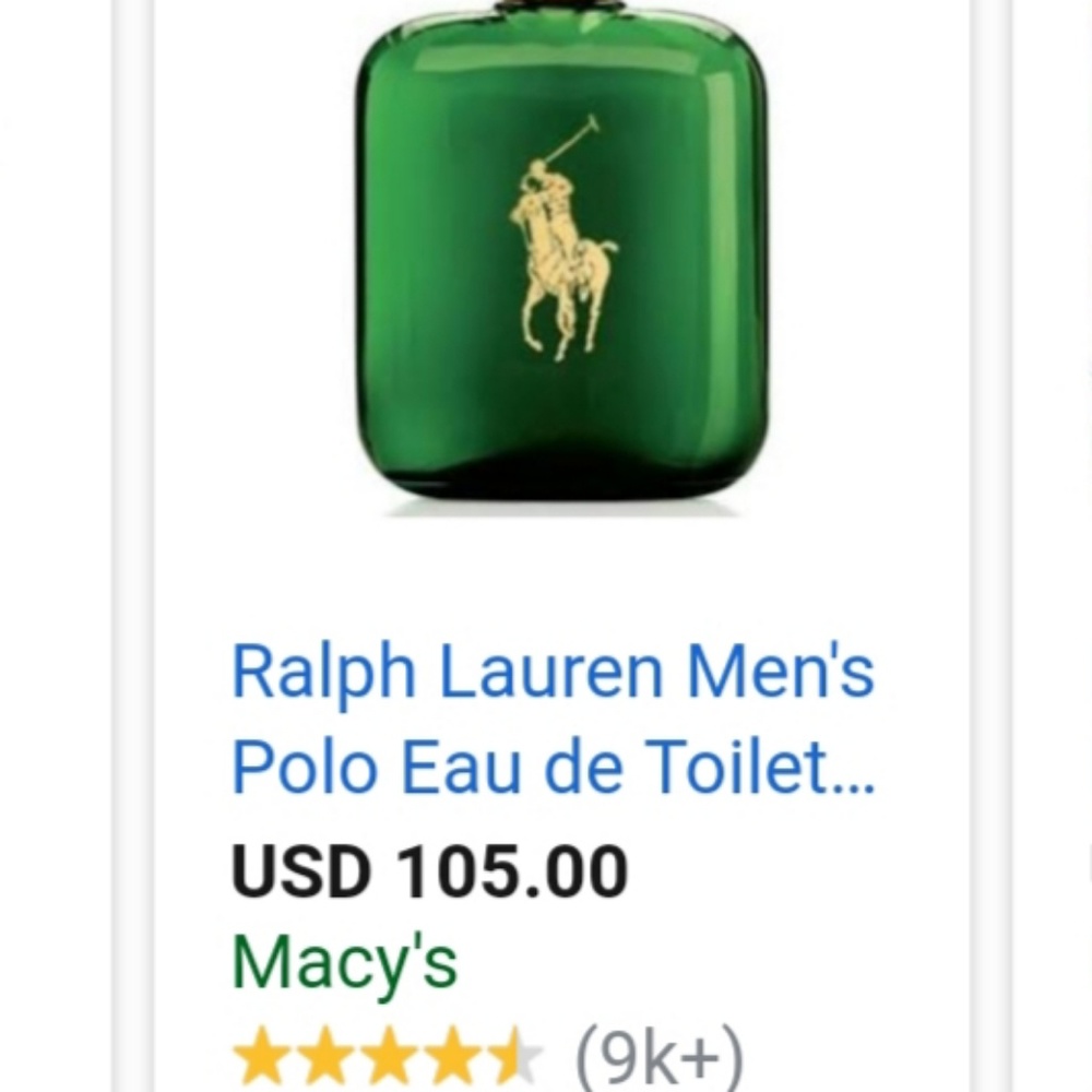 Ralph Lauren Polo Green Eau de Toilet 4oz 118ml - Picture 6 of 7